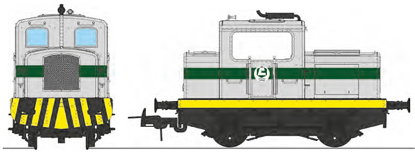 REE Modeles MB-122S - French Diesel Shunting Locomotive Class MOYSE 32 TDE, INDUSTRIAL Ex-SNCF, Ciments LAFARGE Era IV-V 